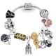 thumbnail image 3 of Disney-pulsera con abalorios de Star Wars para mujer, brazalete con diseño de arma Ultimate, Darth Vader, BB-8, C-3PO, Chewbacca, Yoda, 3 of 5