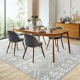 thumbnail image 6 of Geetinfly 9*12FT Area Rugs: Super Soft, Machine Washable, Anti-Slip, Foldable Geometric Rug for Living Room, Bedroom, Dining Room, Office (Gray tone), 6 of 7