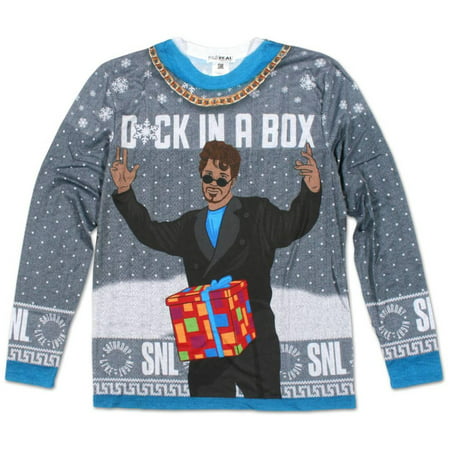 Saturday Night Live - D in a Box Costume Tee Apparel Long Sleeves -