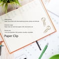 thumbnail image 3 of Clips de papel lindos clips de papel con forma portátiles reutilizables para oficina ANGGREK Otros, 3 of 8