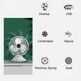 thumbnail image 3 of Graflsoa Compact USB-Powered Mini Desk Fan with 3 Blades for Home & Office Use - Eco-Friendly, Quiet, and Easy to Clean (White), 3 of 7