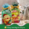 thumbnail image 3 of Wrapables Christmas Drawstring Treat Bags for Candy, Cookies, Treats, Gifts and Party Favors (50pcs), Festivity, 3 of 4