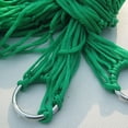 thumbnail image 4 of OULII Hanging Hammocks Green Nylon for Sleeping Outdoors 1Set 94x31x0.2in, 4 of 4