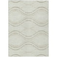 thumbnail image 2 of Addison Rugs Chantille Indoor/Outdoor Transitional Waves Ivory Washable Rectangle Rug, 2'6" x 3'10", 2 of 6