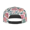 thumbnail image 4 of Fotbe Flower Leaves Flat Bill Visor Cap Classic Snapback Hat Polyester Foam Trucker Hat Trucker Cap Adjustable Baseball Cap, 4 of 9