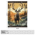 thumbnail image 4 of ARISTURING Hunting Gifts Blanket, Deer Hunter Gifts for Men, Cozy Fuzzy Soft Hunting Throw Blanket for Men Dad Husband Boy, Deer Hunting Flannel Blankets for Couch Bed Sofa, Throws, 4 of 6
