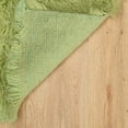 thumbnail image 5 of New Flokati 1400gr 2'4" x 4'8" Accent Rug, Lime Green, 5 of 5