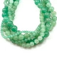thumbnail image 3 of K-KED Natural Gemstone Green Aventurine Jade Round Bead 15" 4mm 6mm 8mm 10mm 12mm-6 mm, 3 of 6