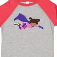 thumbnail image 4 of Inktastic African American Girl, Cape, Superhero Girl Girls Toddler T-Shirt, 4 of 5