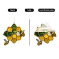 thumbnail image 7 of Bee Suncatcher Ornament Acrylic Window Decoration, Creative Lighting Craft Pendant Home Decoration Hanging, 7 of 7