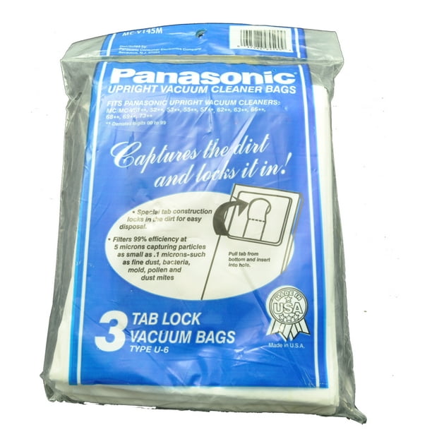 Panasonic Type U6 Upriht Vacuum Cleaner Bags