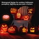 thumbnail image 4 of Paquete de 4 luces Led de calabaza para Halloween, luces Jack-o-lantern con pilas, luces de calabaza que cambian de Color a prueba de agua con temporizador/remoto Feliz Sencillez, 4 of 5