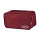thumbnail image 4 of Bolsa de almacenamiento de ropa interior, cubo, ahorro de espacio, multifunción, tela Oxford, embalaje de artículos de tocador, organizadores de viaje rojo oscuro, 4 of 9