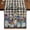 Light Brown Dark Blue, variant on Table Runners 90 Inches Long Dress Scarves, Hello Spring Farmhouse Coffee/Dining/Kitchen Table Runner for Living Room, Pastoral Purple Bottle Floral Black White Plaid 13x90 Inch