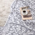 thumbnail image 5 of Ultra Soft Micro Plush White Grey Leopard Blanket (51x63 Inches) Warm Reversible Cheetah Blanket Leopard Pattern Throw For Couch Bed Sofa, 5 of 5