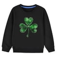 thumbnail image 2 of Bnwani Toddler Sweatshirt Girls Cotton Long Sleeve Sweatshirt St. Patrick'S Day Printed Pullover, 2 of 5
