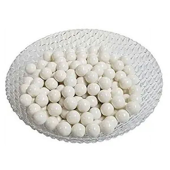 Gumballs White Bubble Gum 2 Pounds 0.5 inch Mini Gumballs by Sweet Maple Candies