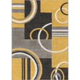 thumbnail image 2 of Well Woven Ruby Galaxy Waves Modern Geometric Gold 3'11" x 5'3" Area Rug, 2 of 7
