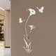 thumbnail image 4 of Adhesivos decorativos con diseño floral para salón, dormitorio y baño. Decoración estética para el hogar. Material acrílico. Impresionante decoración de pared., 4 of 6