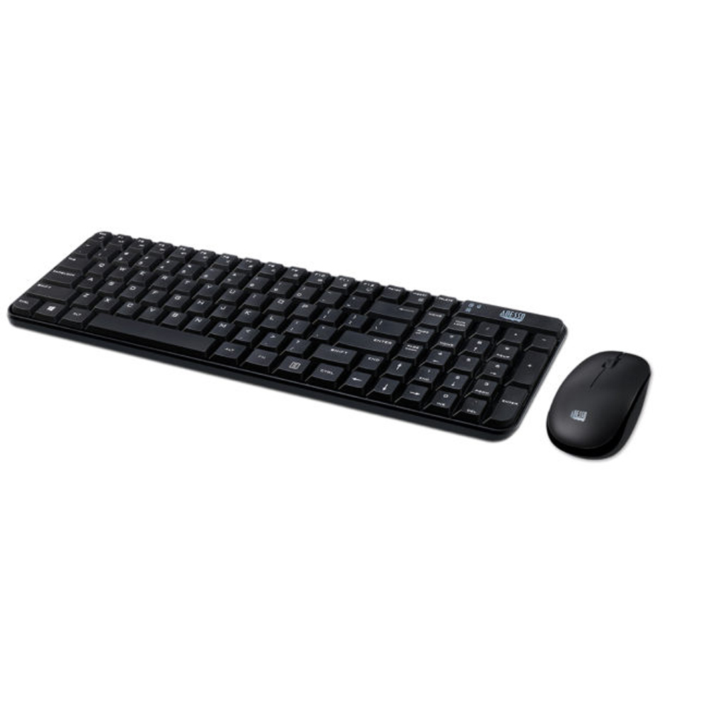 Adesso WKB-1200CB – Wireless Spill Resistant Compact Keyboard & Mouse Combo - image 2 of 5