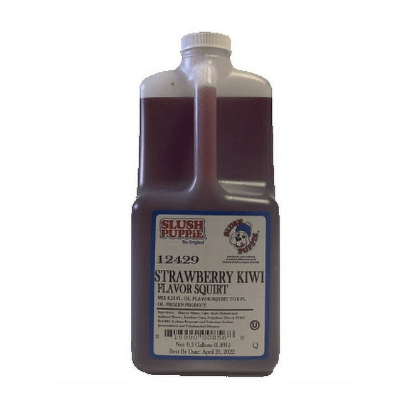 Slush Puppie Kiwi Strawberry Flavor Squirt .5 Gallon