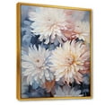 thumbnail image 2 of Designart "Elegance Of Pink And White Mum Flowers" Mums Floater Framed Canvas Wall Art, 2 of 5