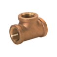 thumbnail image 1 of 0.375 in. Lead Free Threaded Brass Tee- pack of 5, 1 of 1