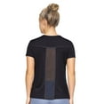 thumbnail image 3 of Expert Brand Women's Airstretch Lite Crescent Tee T-Shirt, Black, Medium, 3 of 5