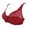 Red, variant on 2 Packs Women's Bra Large Cup Lace Ultra Cup Seamless Underwire Big Breast Underwear