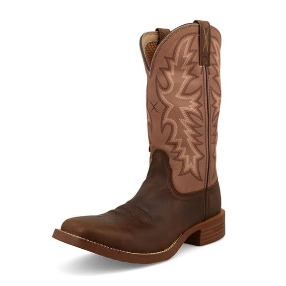 TWISTED X Adult Female 11in Tech X Brown/Tobacco Brown Western Boots, Size: 6.5, Width: C