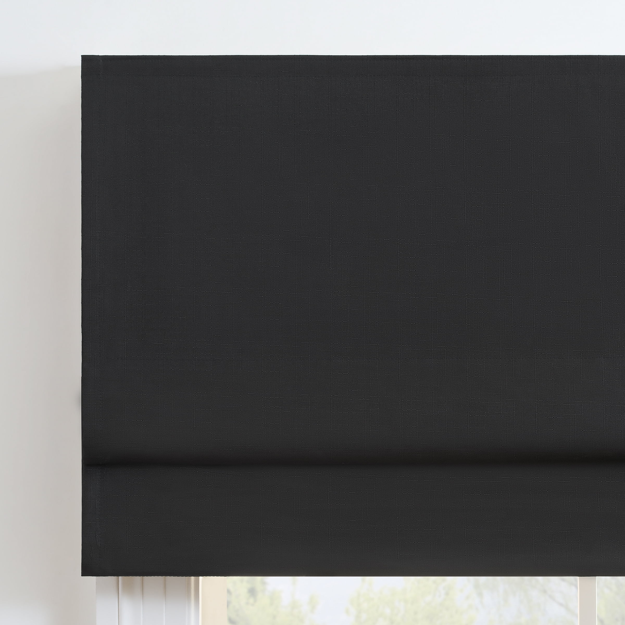 Eclipse Cordless 100% Blackout Polyester Roman Window Shades, 35" x 64"