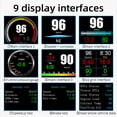 thumbnail image 3 of Yeacher Car HUD Display, OBD+ High Definition Driving Computer Car Diagnostic Tool OBD Fault Code Elimination Overspeed Fault Alarm for All Vehicles, 3 of 8
