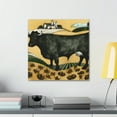 thumbnail image 3 of Black Angus Grandeur. - Canvas, 3 of 10