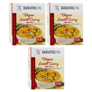 BariatricPal High Protein Light Entree - Vegan Lentil Curry Size: 3-Pack