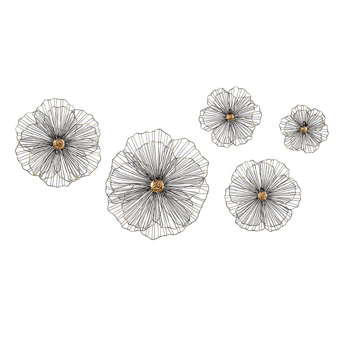 Trisha Yearwood Wire Hibiscus Wall Decor Set of 5