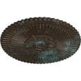thumbnail image 3 of 30"OD x 1 1/4"P Nexus Ceiling Medallion (Fits Canopies up to 2 3/4"), Hand-Painted Bronze Blue Patina, 3 of 5