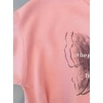 thumbnail image 5 of Peacolate 4Y-10Y Spring Fall T Shirt Sets Little&Big Girls Green Pullover Long Sleeve T Shirt and Embroider Butterfly Jeans Clothing Set for Kids,Pink,5-6Years, 5 of 6