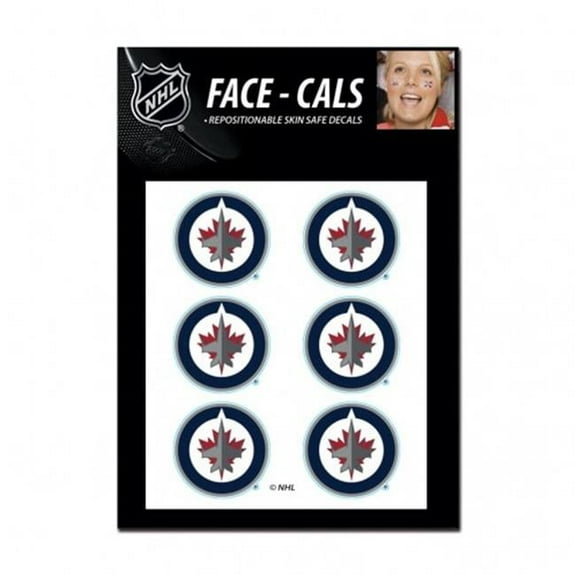 NHL Winnipeg Jets Tattoo Face Cals
