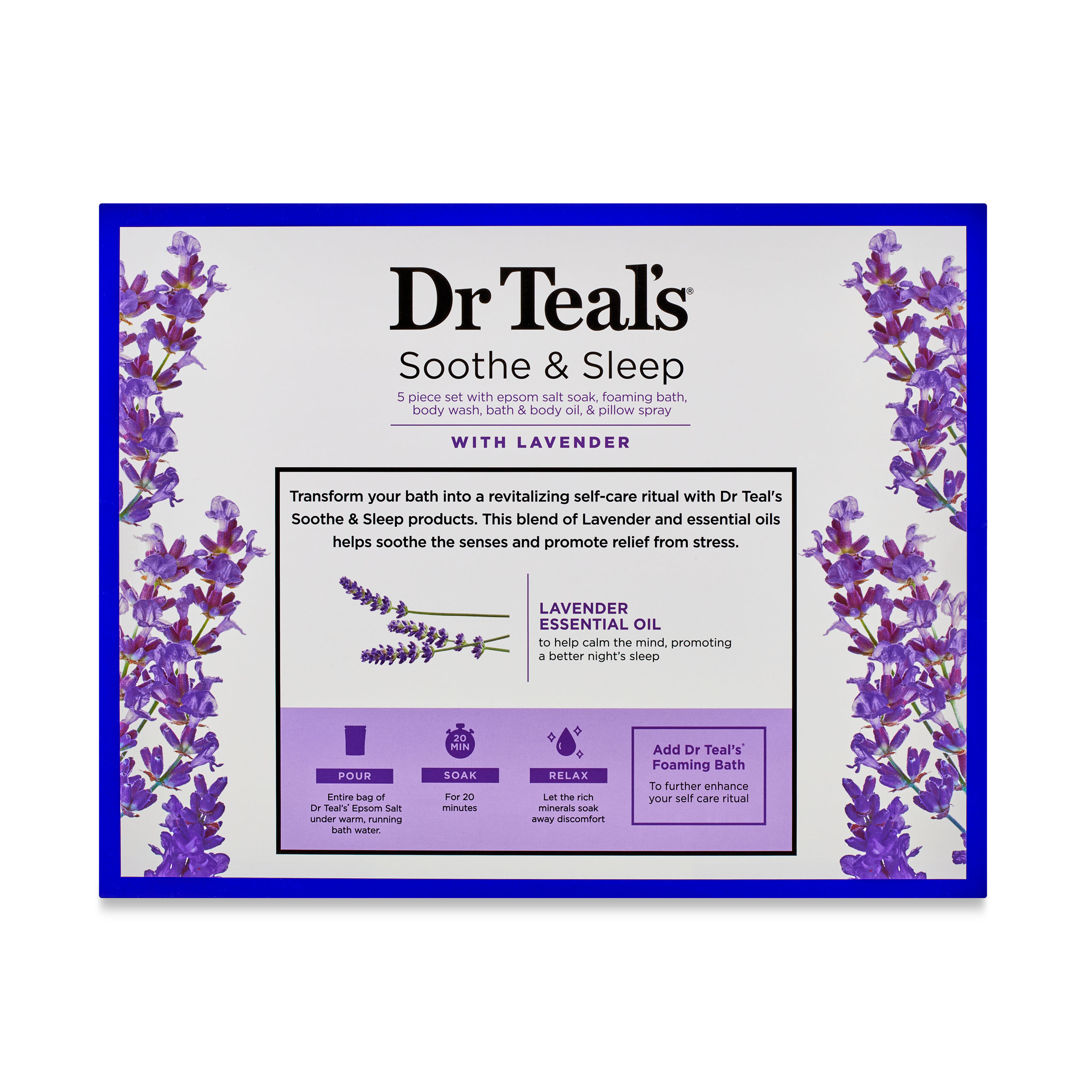 Dr Teal’s Soothe & Sleep Gift Set, Lavender, 5 Piece - image 5 of 5