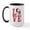 White/Black Inside, variant on CafePress - Snoopy Love - 15 oz Ceramic Large White Novelty Mug