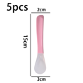 thumbnail image 2 of Cucharas de silicona suave para bebés para la primera etapa de alimentación, utensilios esenciales para bebés y niños pequeños, 2 of 5