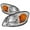 Chrome Housing, variant on AKKON - For 07-10 Pontiac G5 05-10 Chevy Cobalt 05-06 Pontiac Pursuit Headlights Front Lamps Replacement Pair