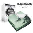 thumbnail image 5 of Yayeee Throw Blanket for Couch Soft Warm 60" x 80" Sofa Chair Bed Decoration, Green Forest, 5 of 7