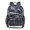 Black Swan Lake, variant on Large Clear PVC Backpack Heavy Duty See Through Backpack for Adults Work Travel, Autumn Scarf Fox Printed 12L
