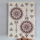 thumbnail image 3 of 1 sheet Waterproof and Sweatproof Temporary Tattoo Sticker for Women - Lace Hollow Pattern Design, 3 of 5