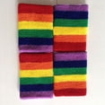 thumbnail image 6 of Women Men Sports Wristbands Towel Sweatband Rainbow Colorful Stripes Breathable, 6 of 9