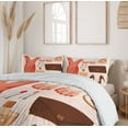 thumbnail image 6 of Ambesonne Heels and Dresses Duvet Cover Set, Fashion Elements, Queen, Salmon Brown Peach, 6 of 6