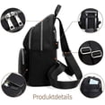 thumbnail image 3 of Black Backpack Women Elegant Backpacks Women Small Backpack Women Waterproof Mini Black Backpack, 3 of 5