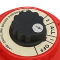 thumbnail image 4 of Boat Battery Selector Switch Plastic Metal Panel Yellow 4 Way Medium Duty for Dual Battery, 4 of 8