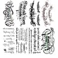 thumbnail image 1 of Tatuajes Falsos Ygjytge 8 Piezas Desechables Impermeables para Hombres y Mujeres, 1 of 9